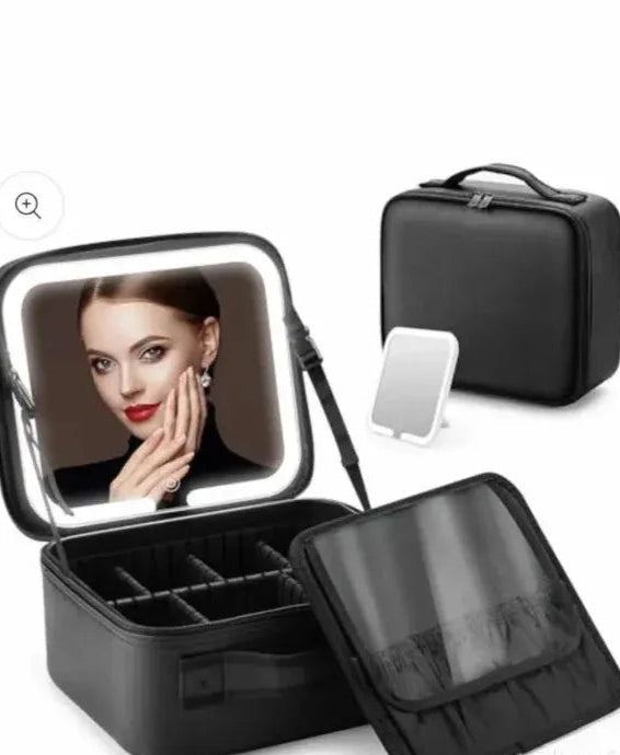 Kofer za sminku sa led ogledalom promo cena 2499 din !!!